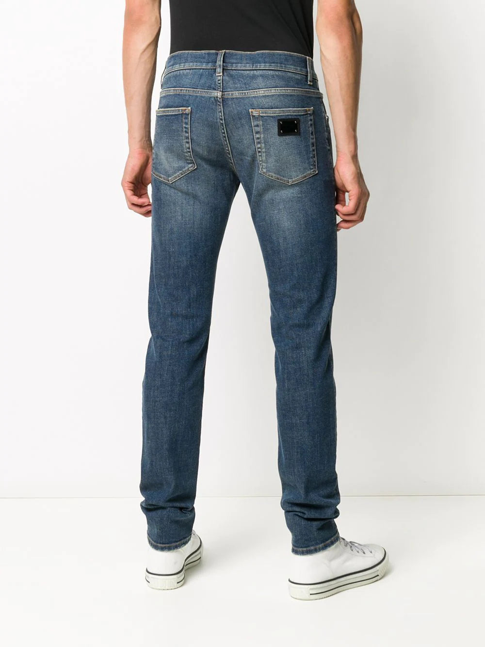Dolce & gabbana logo plaque jeans