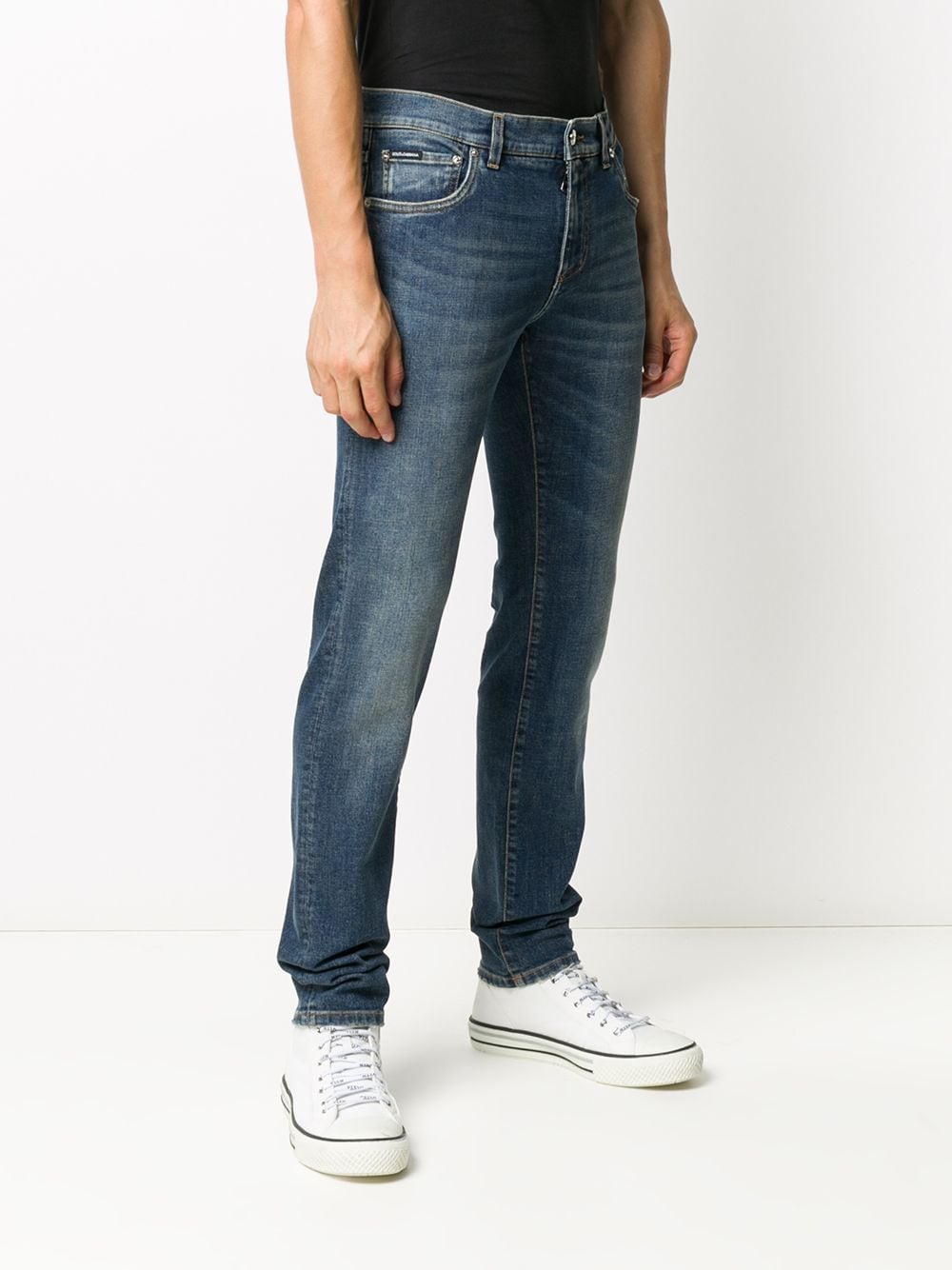 Dolce & gabbana logo plaque jeans