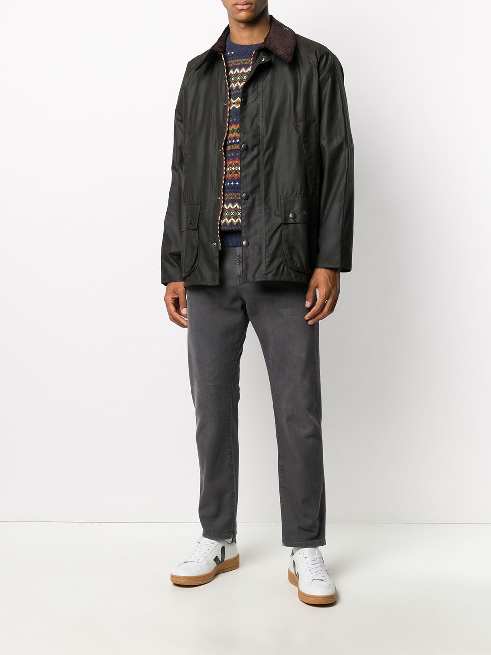 Barbour  Bedale snap-fastening jacket