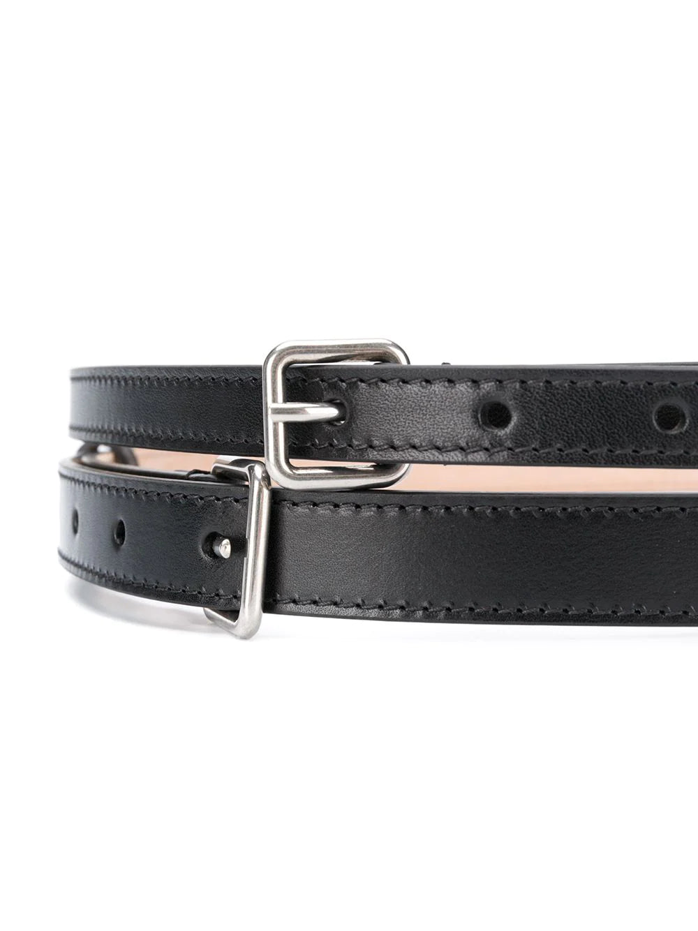 Alexander McQueen  double buckle belt