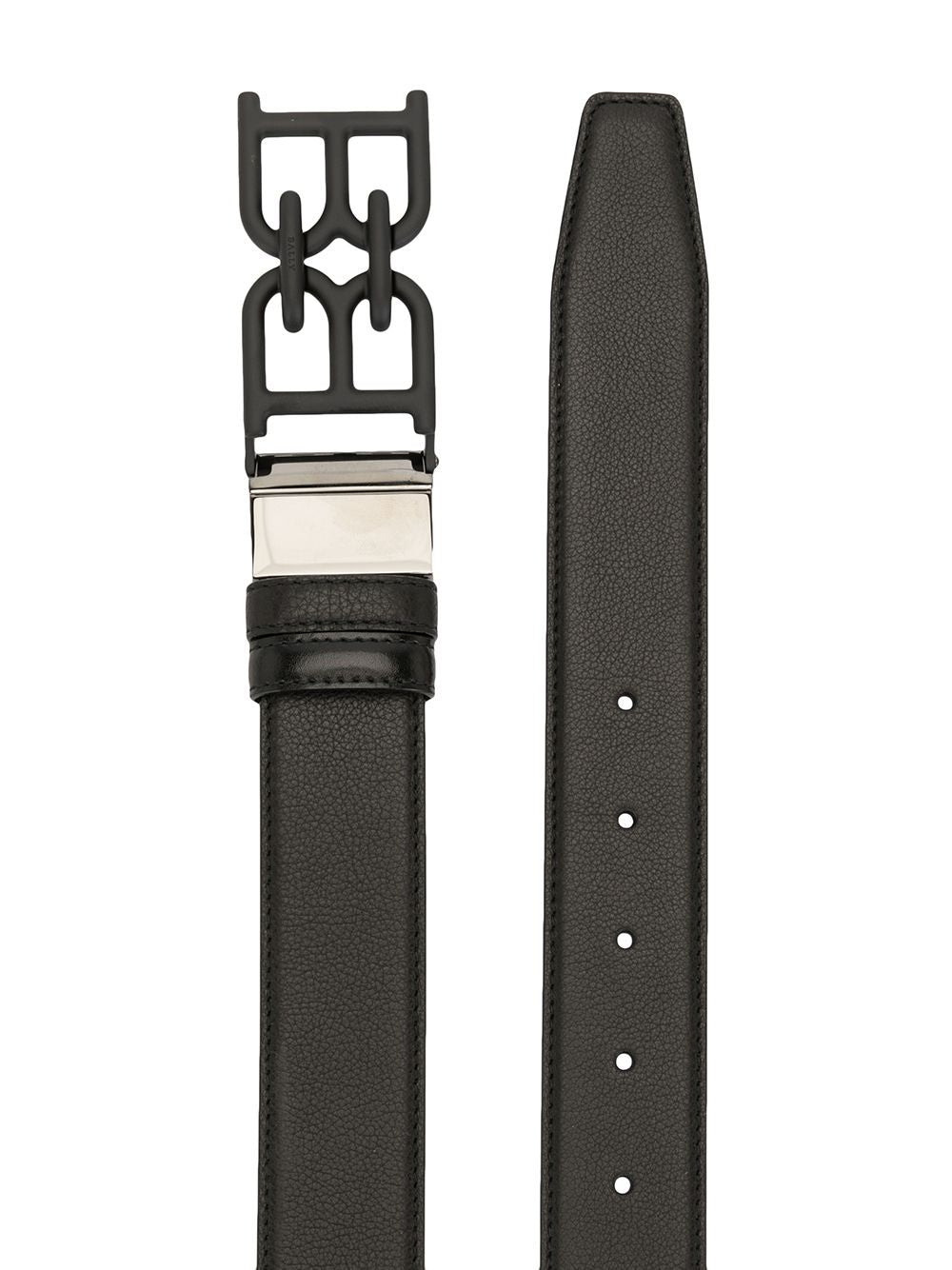 BLY Tonal B chain leather belt