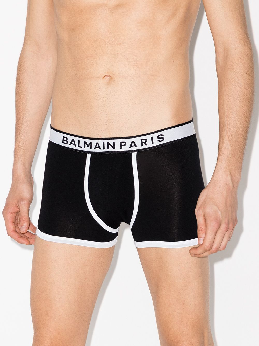 Balmain logo-waistband set of two boxer shorts