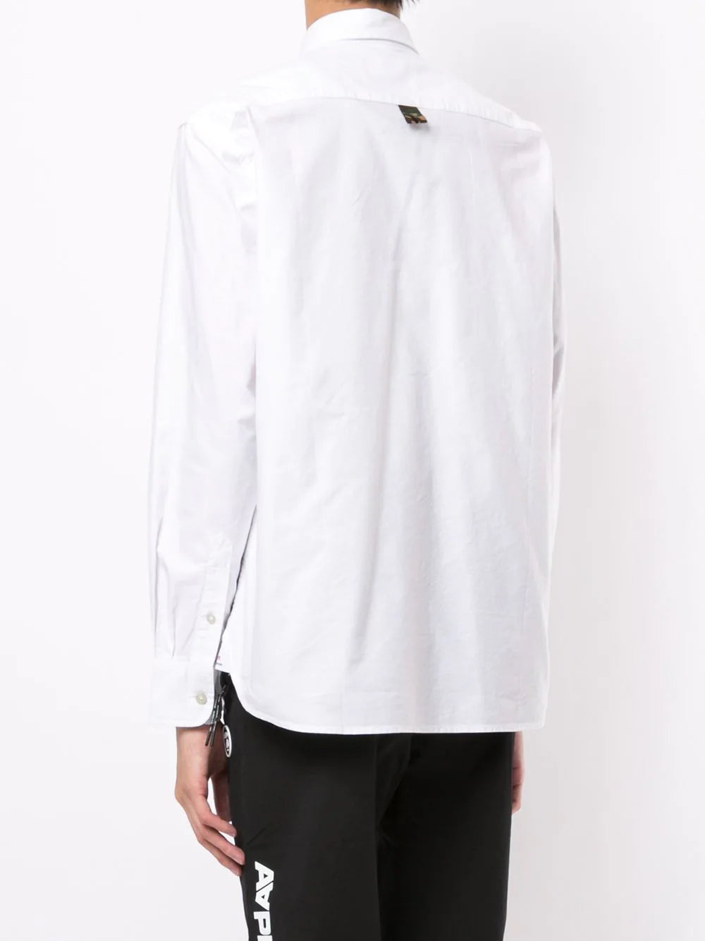 A Bathing Ape ape silhouette button-down shirt