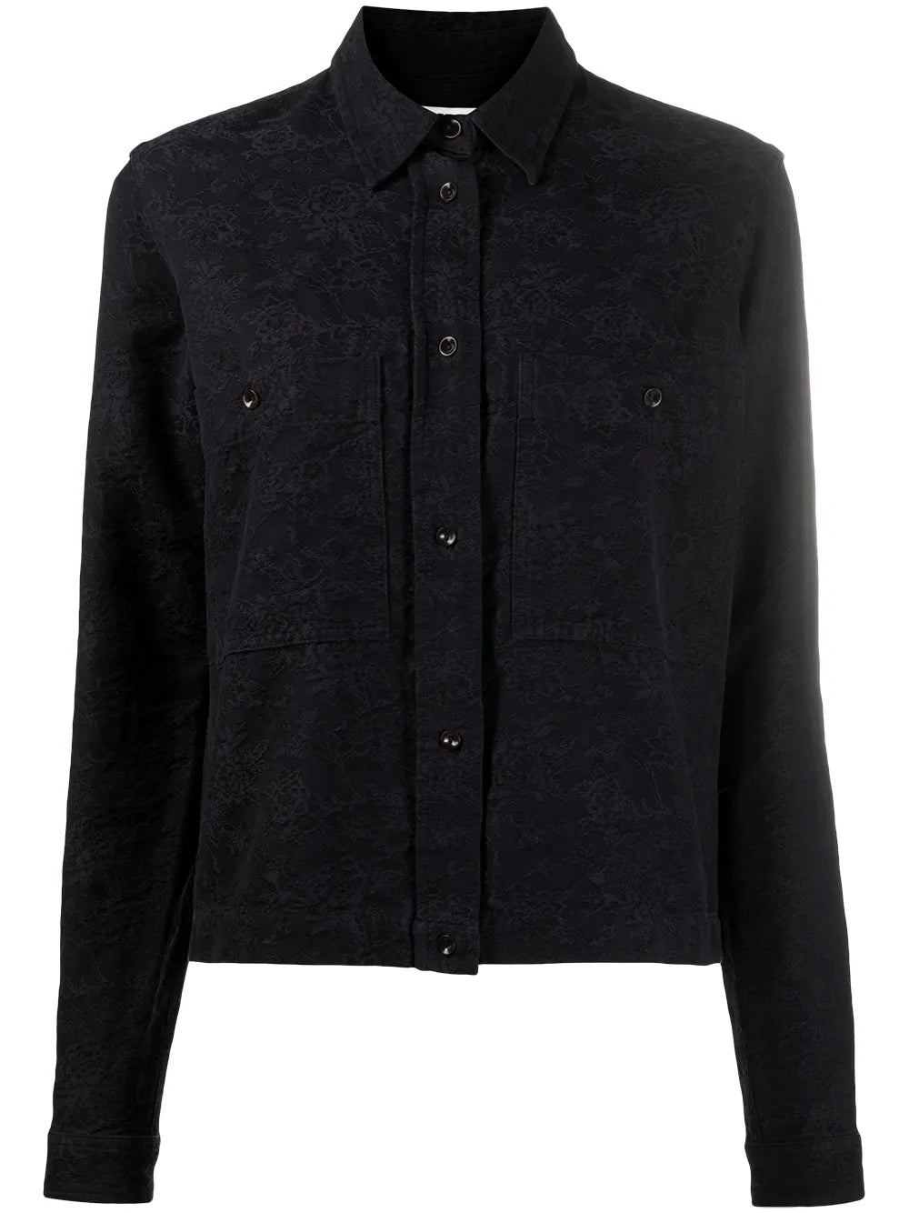 YMC  floral jacquard cotton shirt
