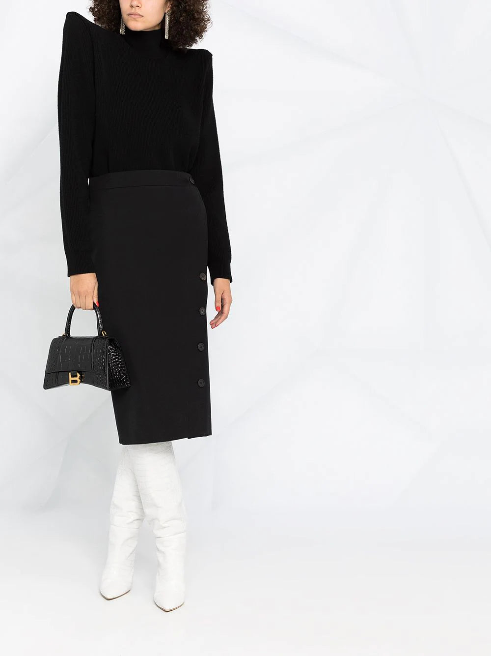 Balenciaga crocodile effect tote bag