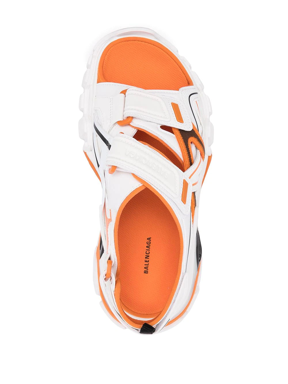 Balenciaga  logo-patch open-toe sandals