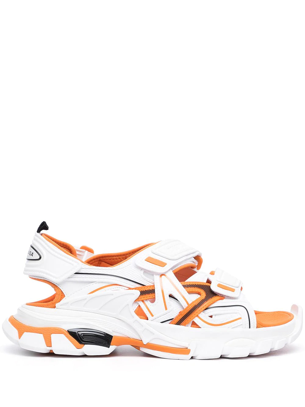 Balenciaga  logo-patch open-toe sandals