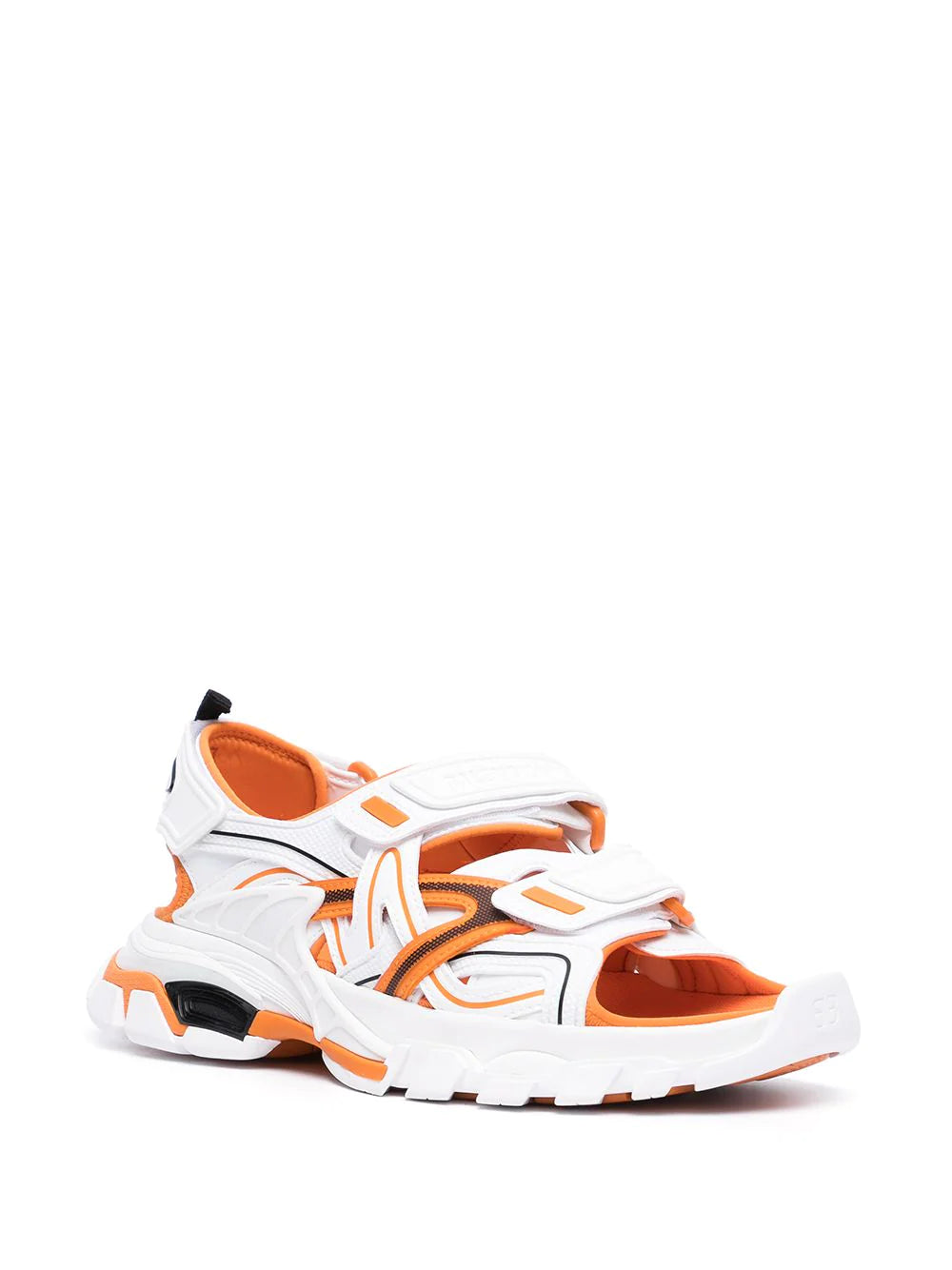Balenciaga  logo-patch open-toe sandals