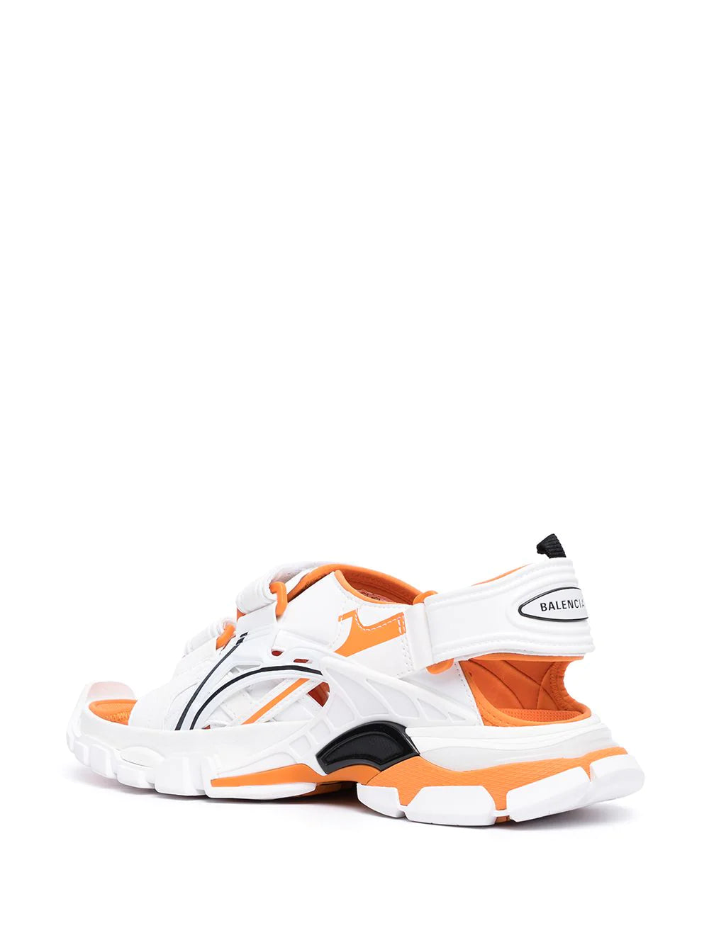 Balenciaga  logo-patch open-toe sandals