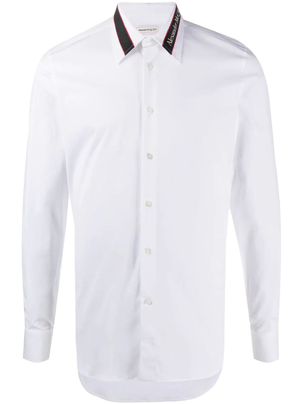 Alexander McQueen  logo-tape tailored shirt
