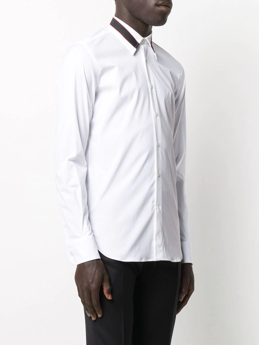 Alexander McQueen  logo-tape tailored shirt