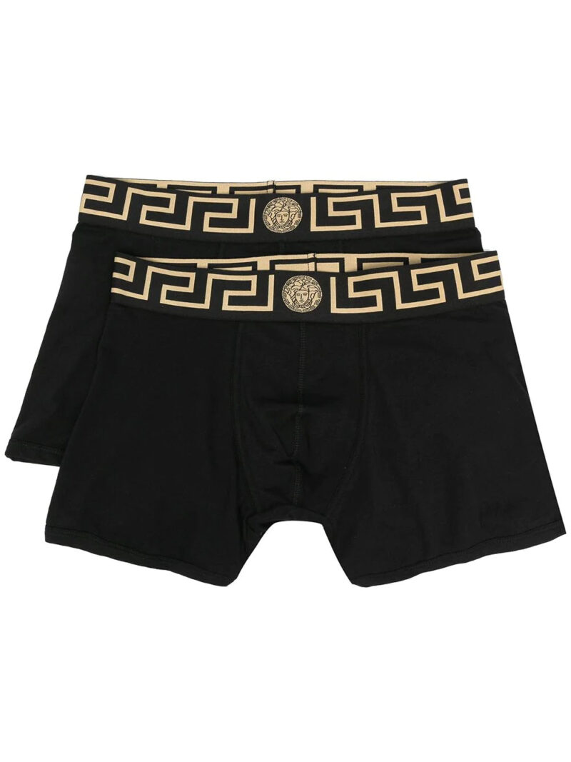 Versace  Greca-waistband boxers