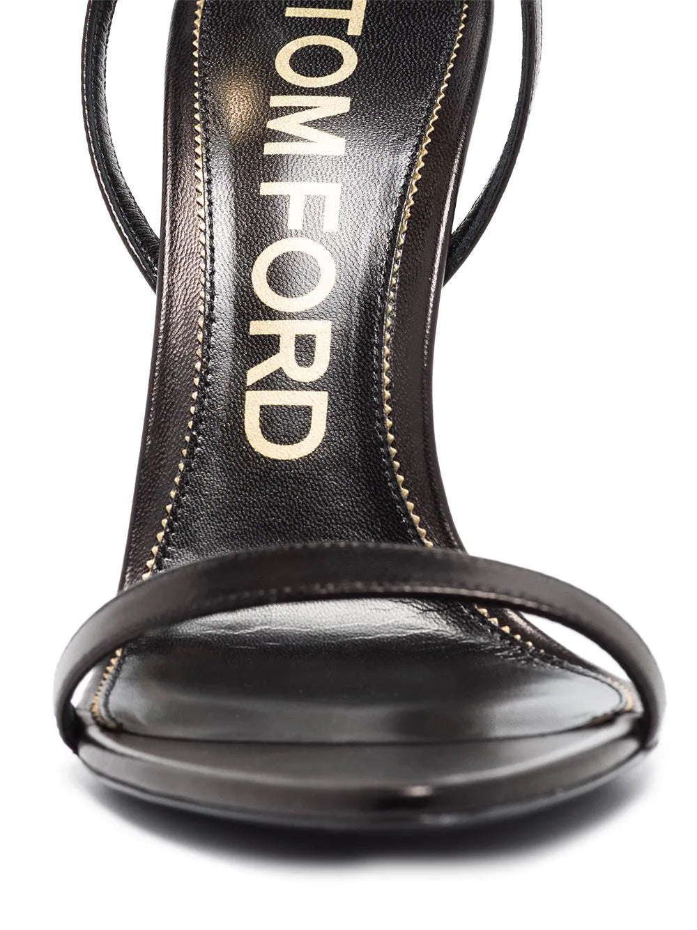 Tom Ford Padlock 105mm metallic heel sandals