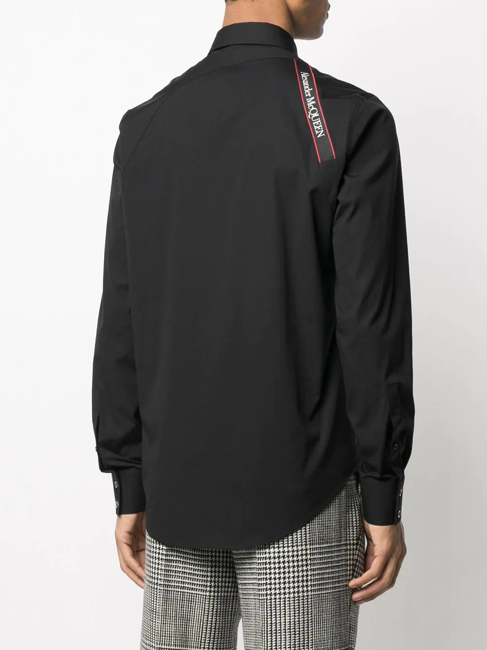 Alexander McQueen  shoulder brace detail shirt