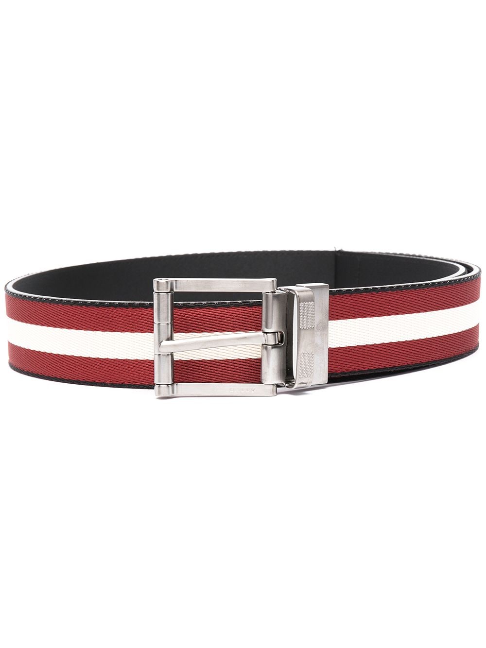 Bally stripe pront belt