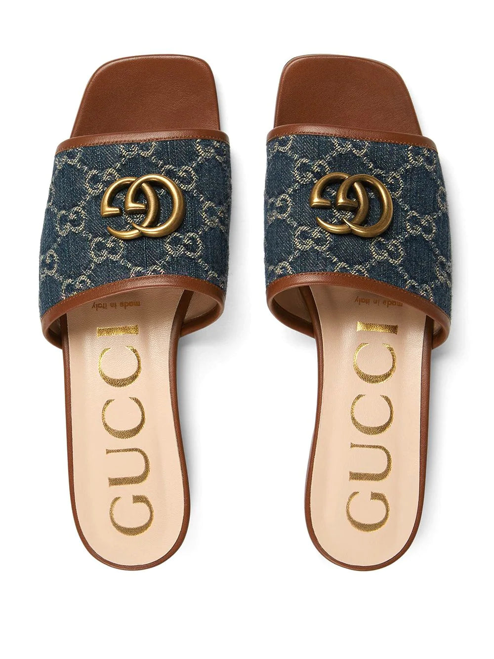 Gucci Double G open toe sandals