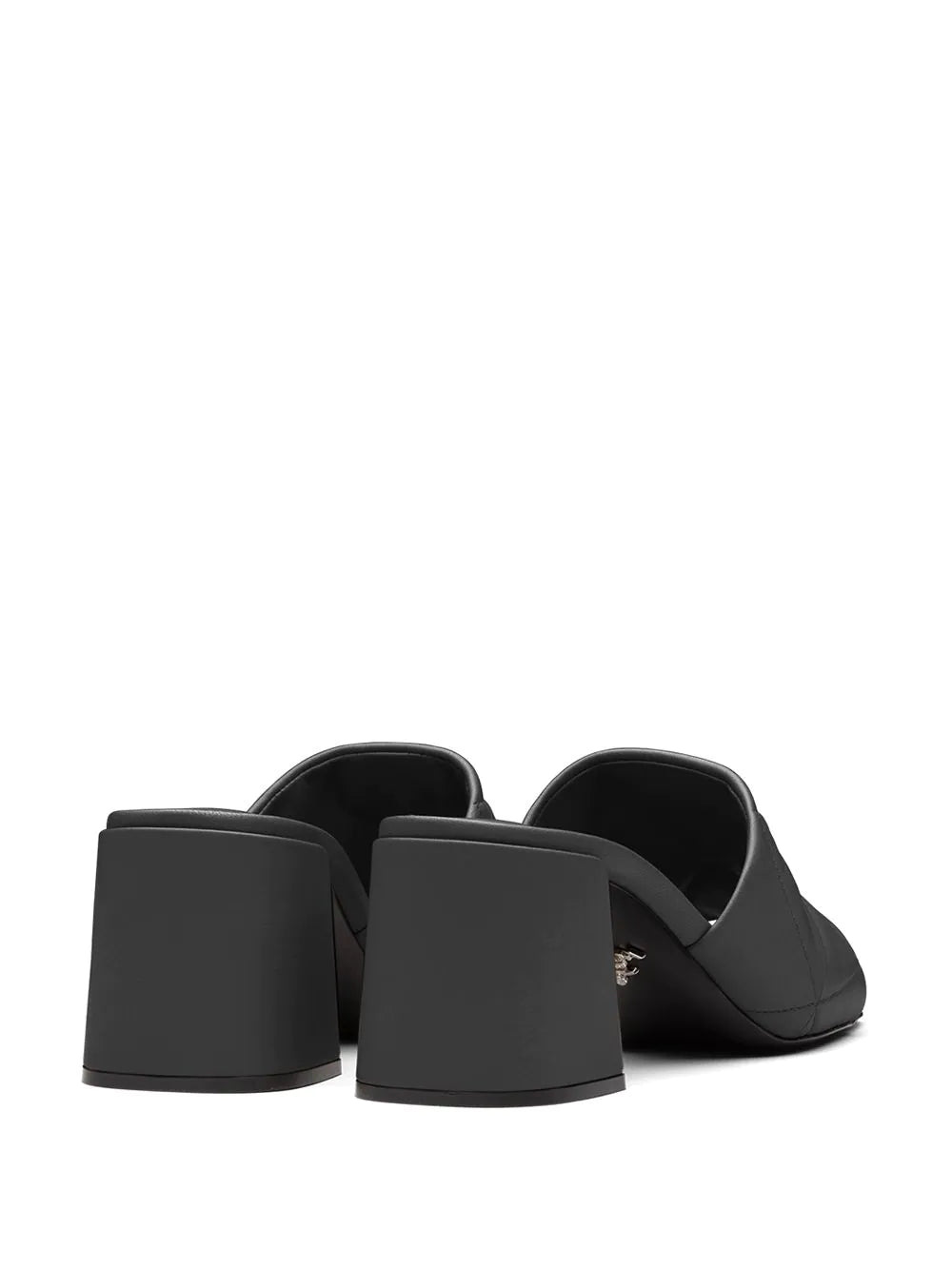 Prada logo-lettering quilted sandals