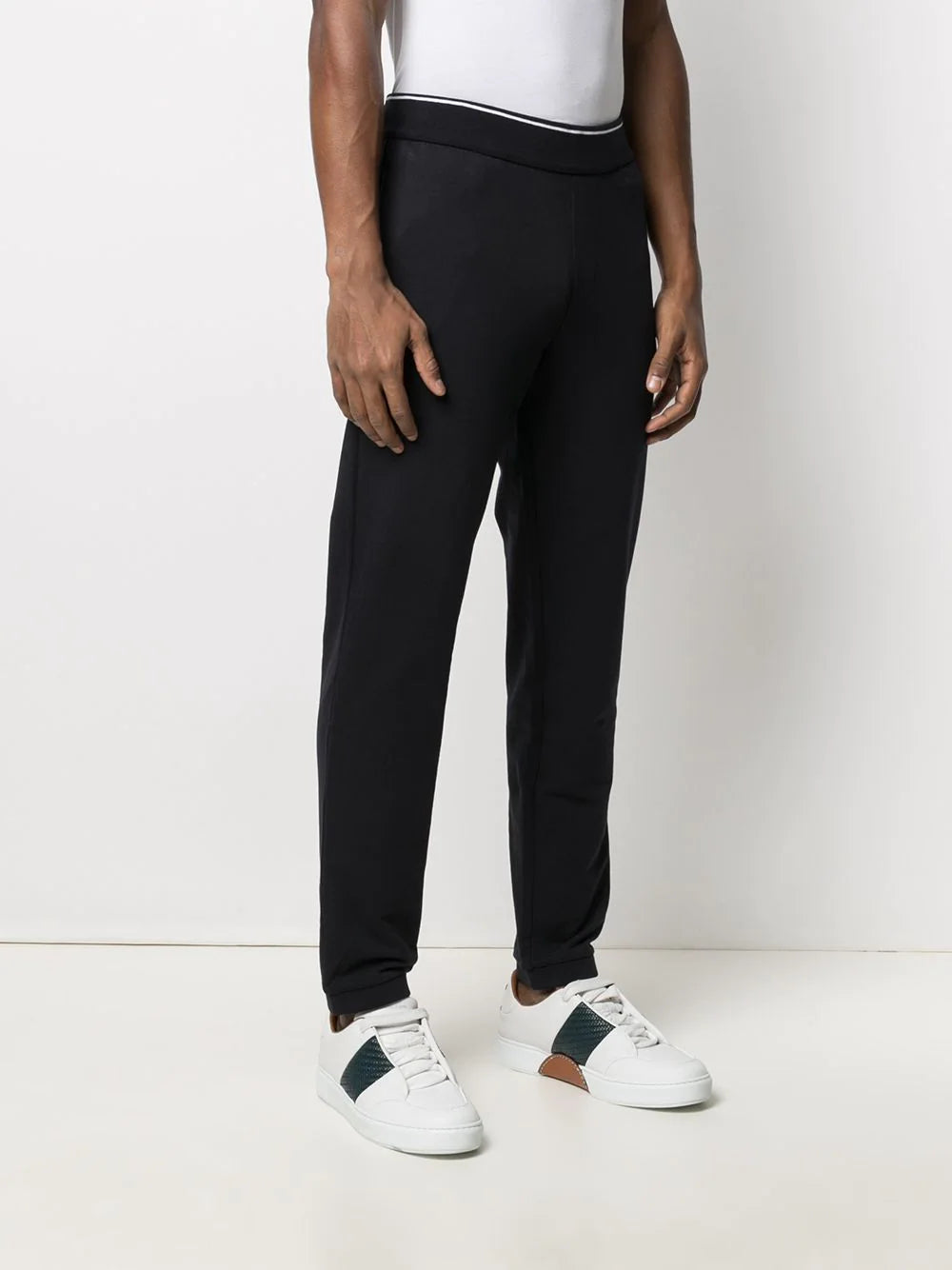 Armani Exchange logo-print track pants