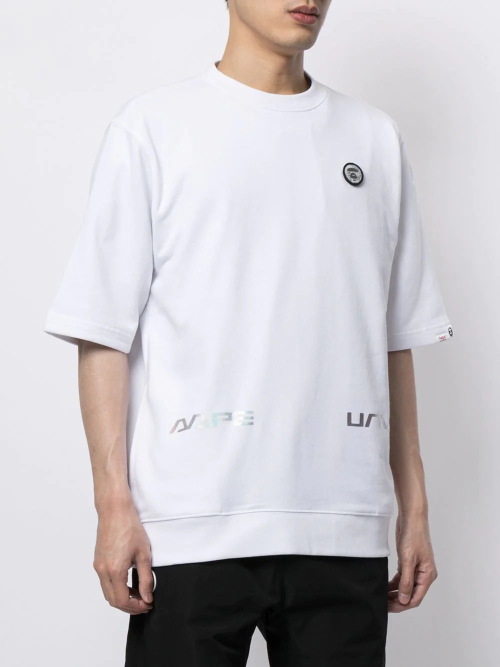 AAPE BY *A BATHING APE®  logo-patch T-shirt