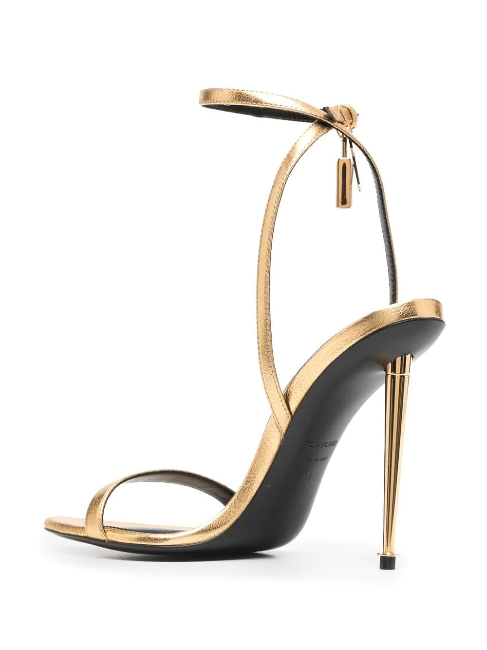 Tom Ford padlock detail 120mm sandals
