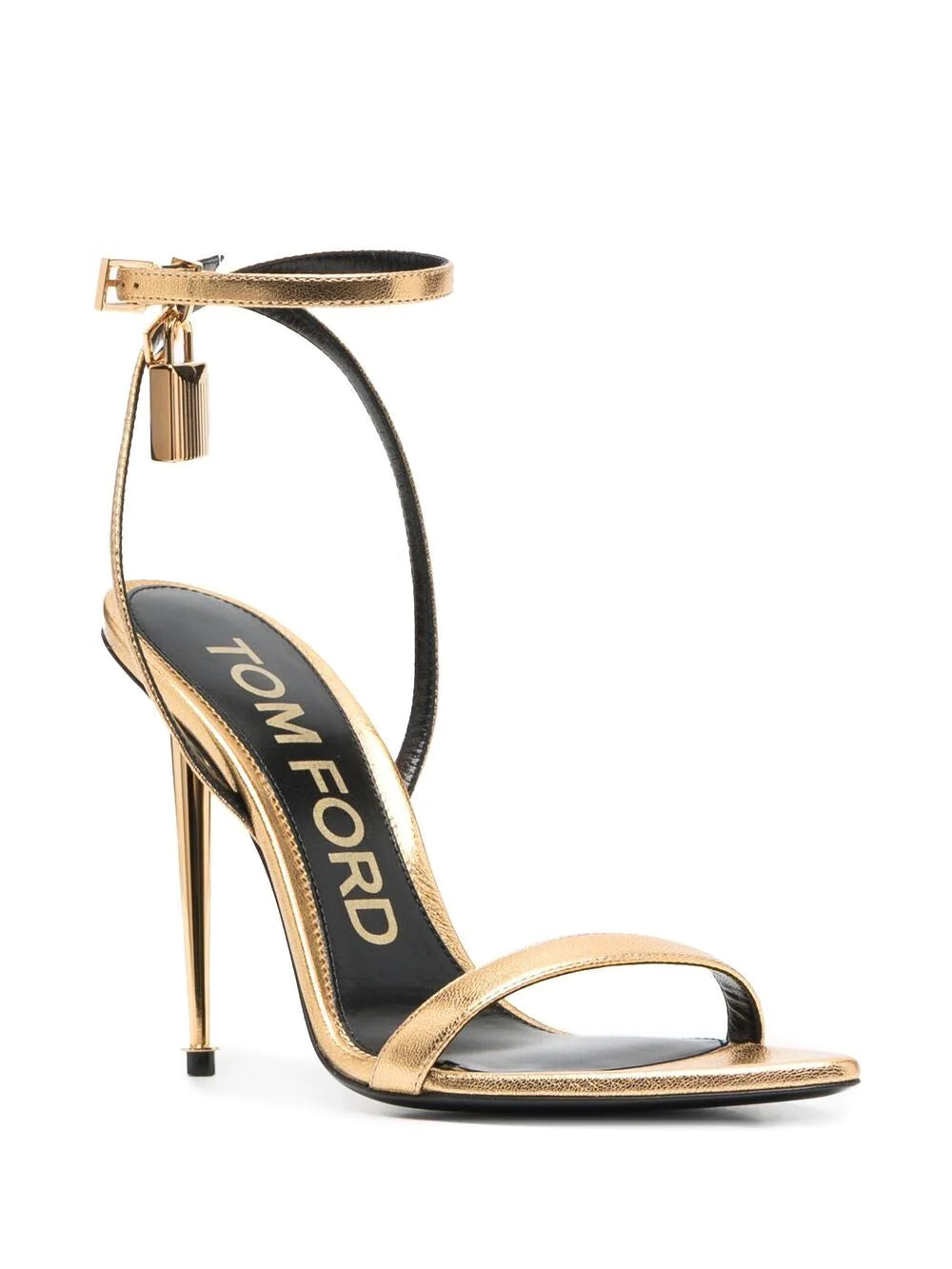 Tom Ford padlock detail 120mm sandals