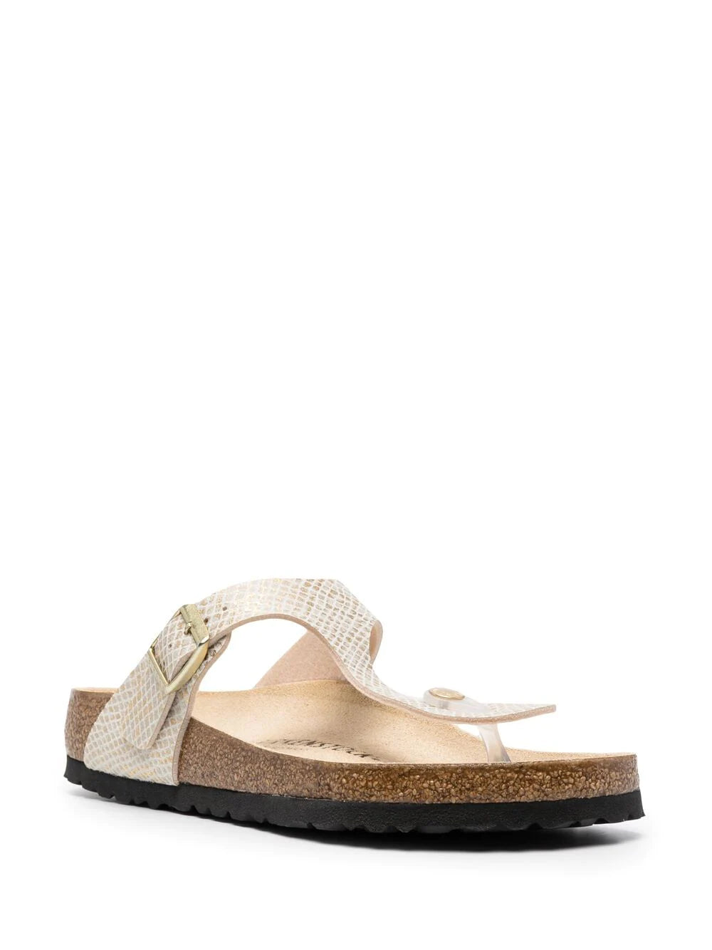 Birkenstock Gizeh MF snakeskin-print flip-flops