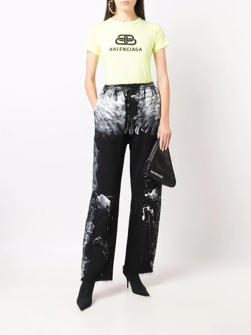 Balenciaga painterly-print track pants - Image 2