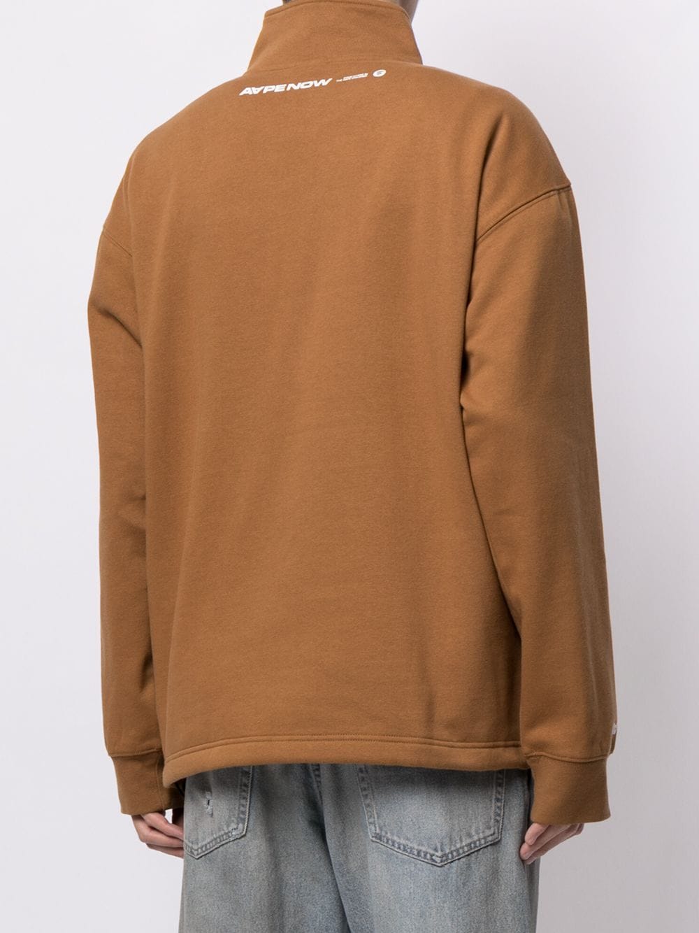 AAPE BY *A BATHING APE®  logo-patch sweatshirt