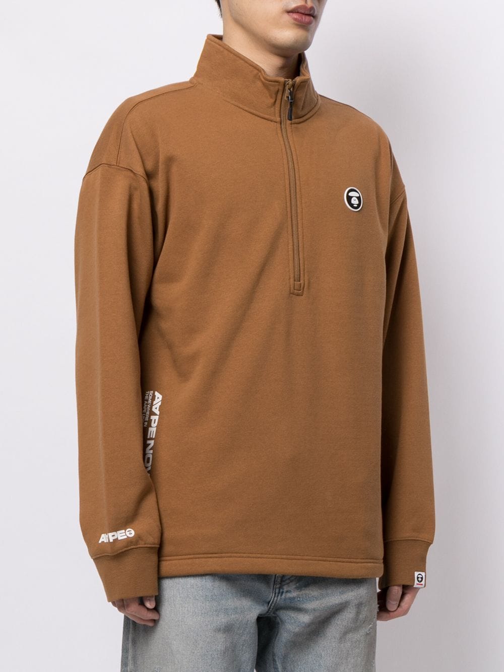 AAPE BY *A BATHING APE®  logo-patch sweatshirt