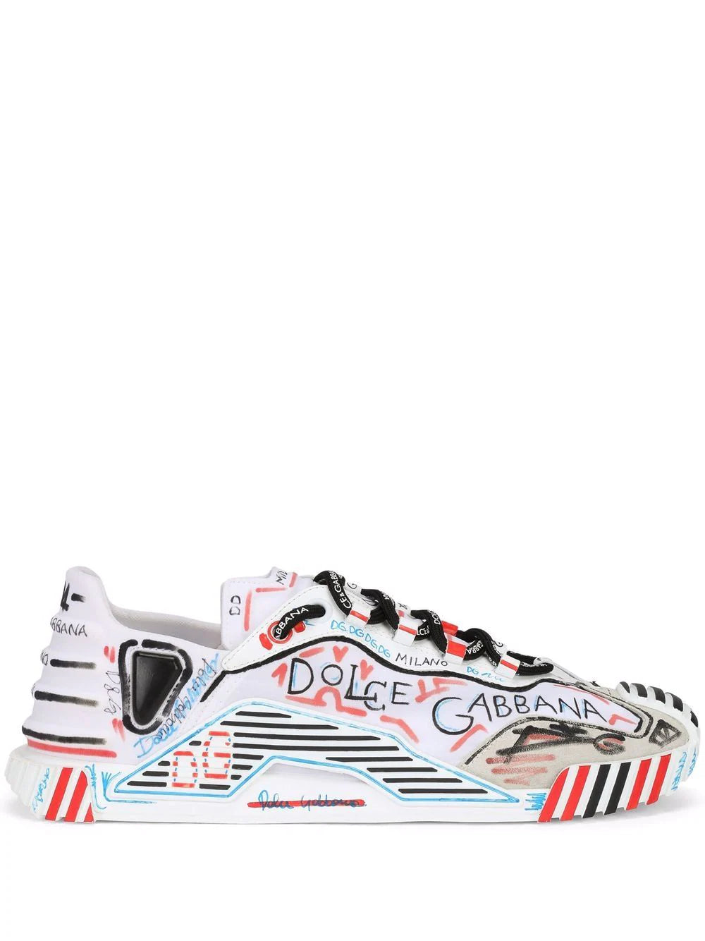 Dolce & gabbana  Milano NS1 hand-painted sneakers