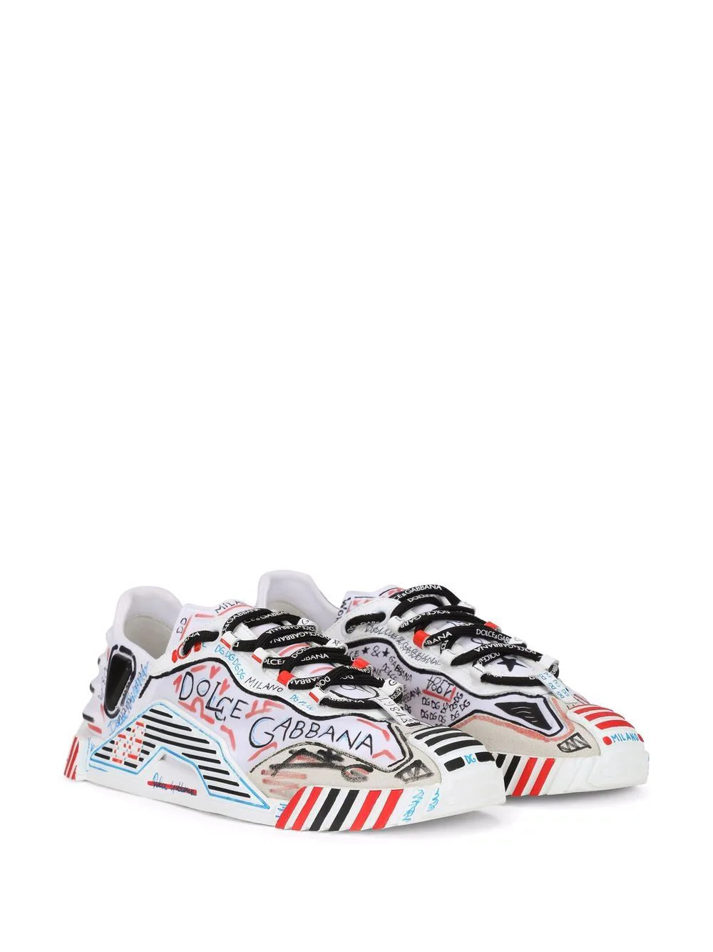 Dolce & gabbana  Milano NS1 hand-painted sneakers