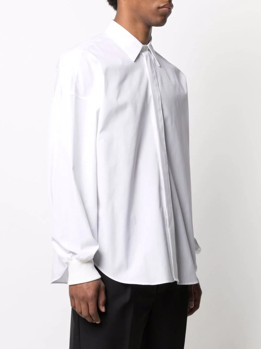 Alexander McQueen  drop-shoulder long-sleeve shirt