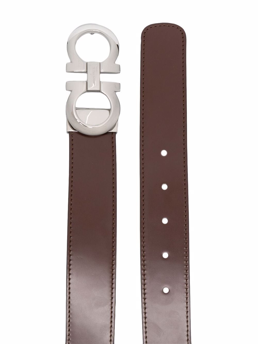 Ferragamo Gancini-plaque buckle belt