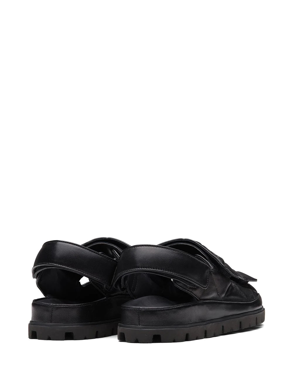 Prada logo-strap chunky sandals
