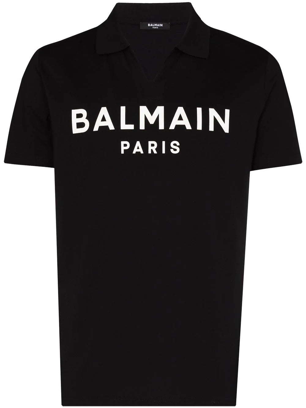 Balmain logo-print polo shirt