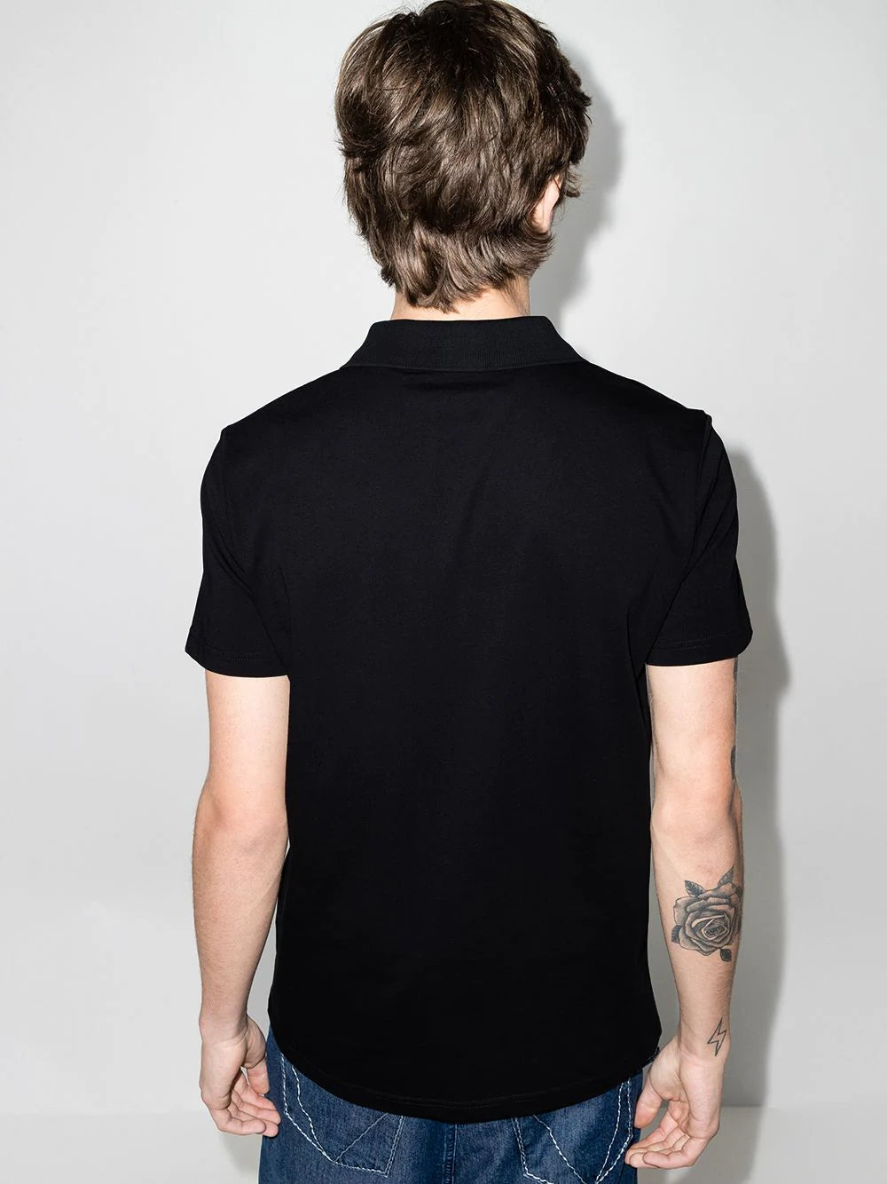Balmain logo-print polo shirt
