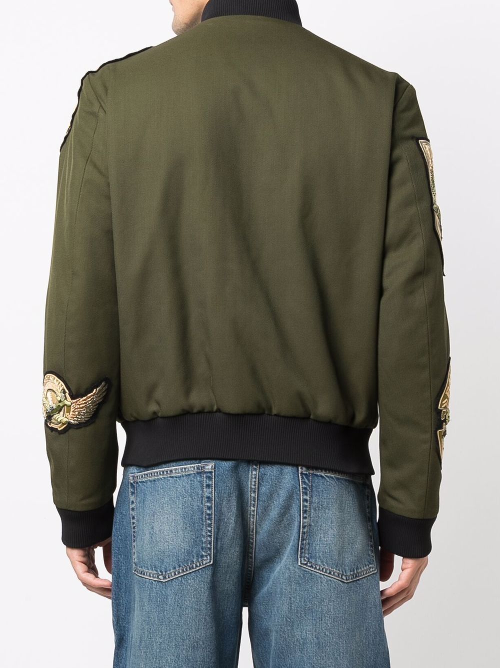 Balmain  multi-badge pilot jacket
