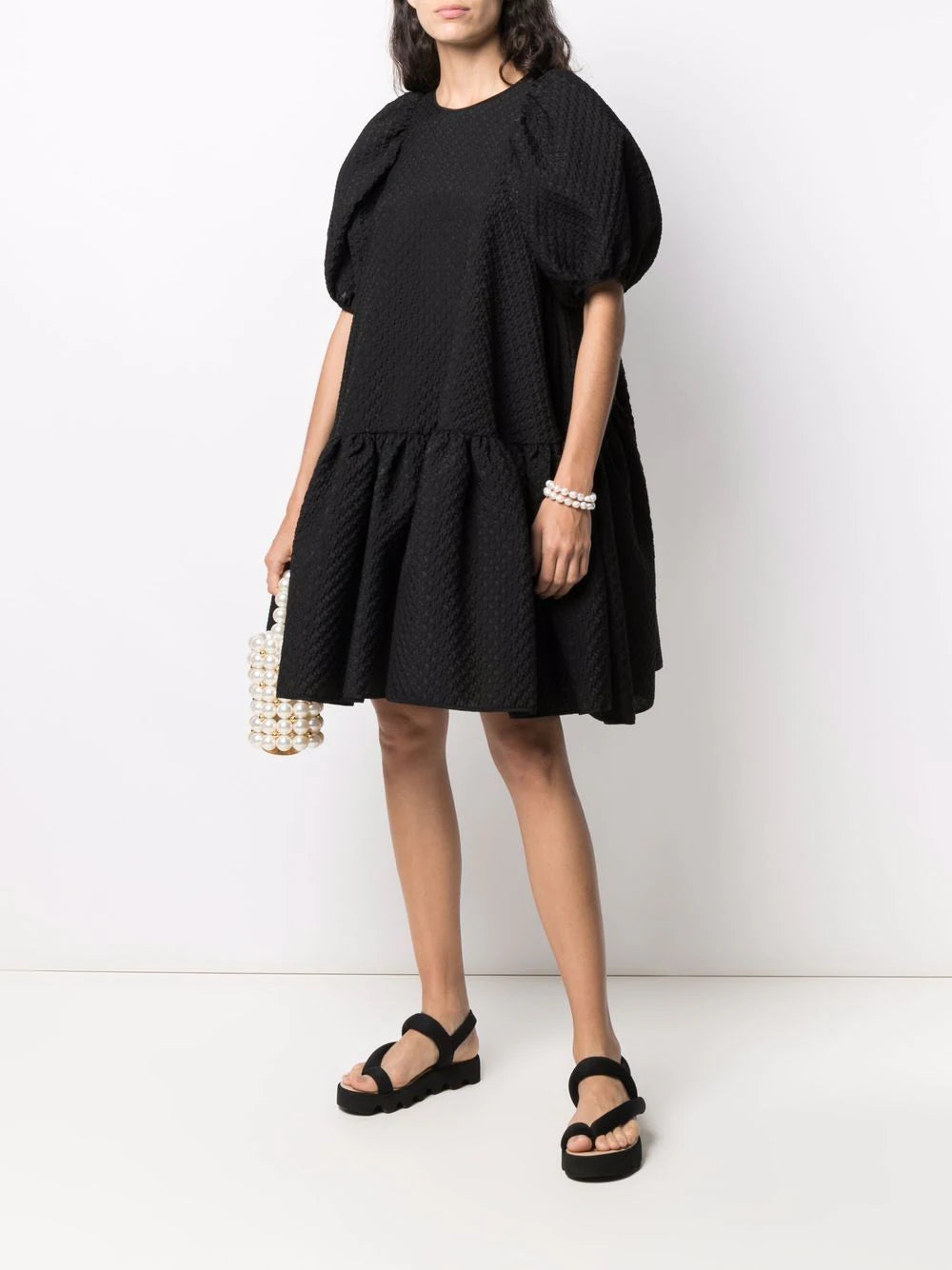 Cecilie Bahnsen Alexa puff-shoulder dress