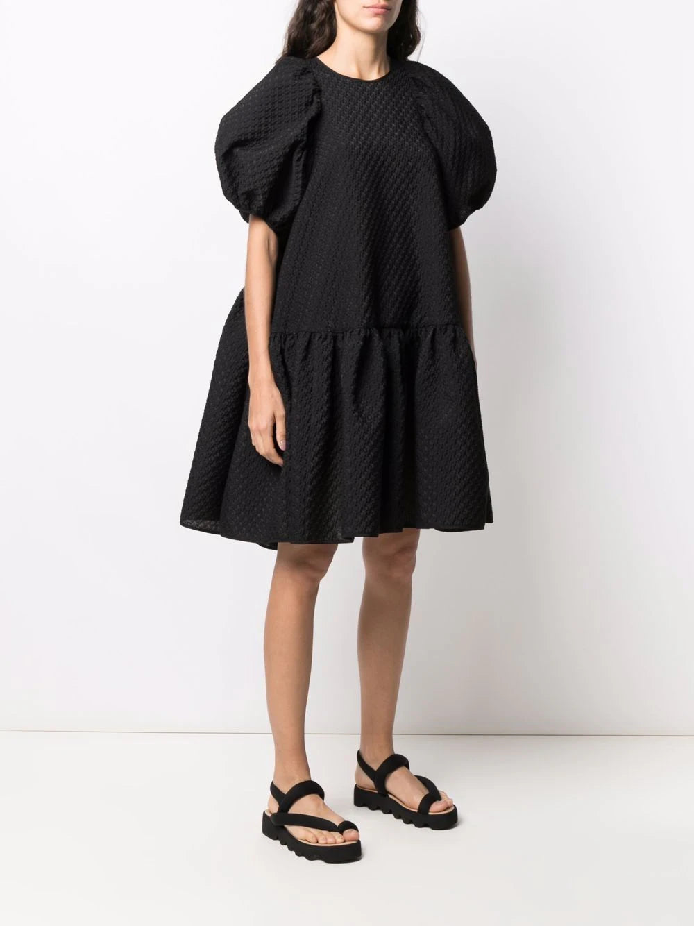 Cecilie Bahnsen Alexa puff-shoulder dress