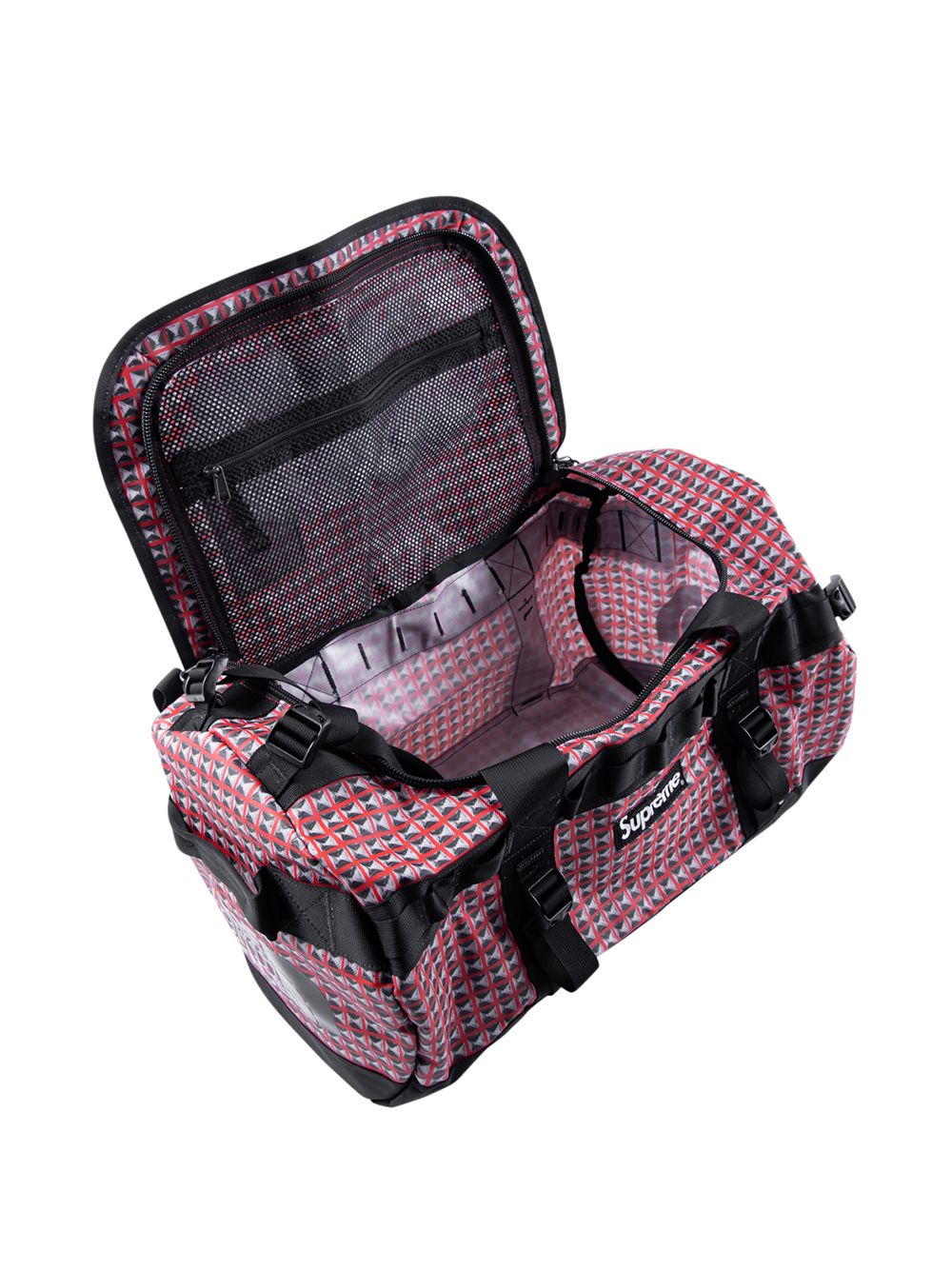 Supreme x TNF studded small Base Camp duffle bag