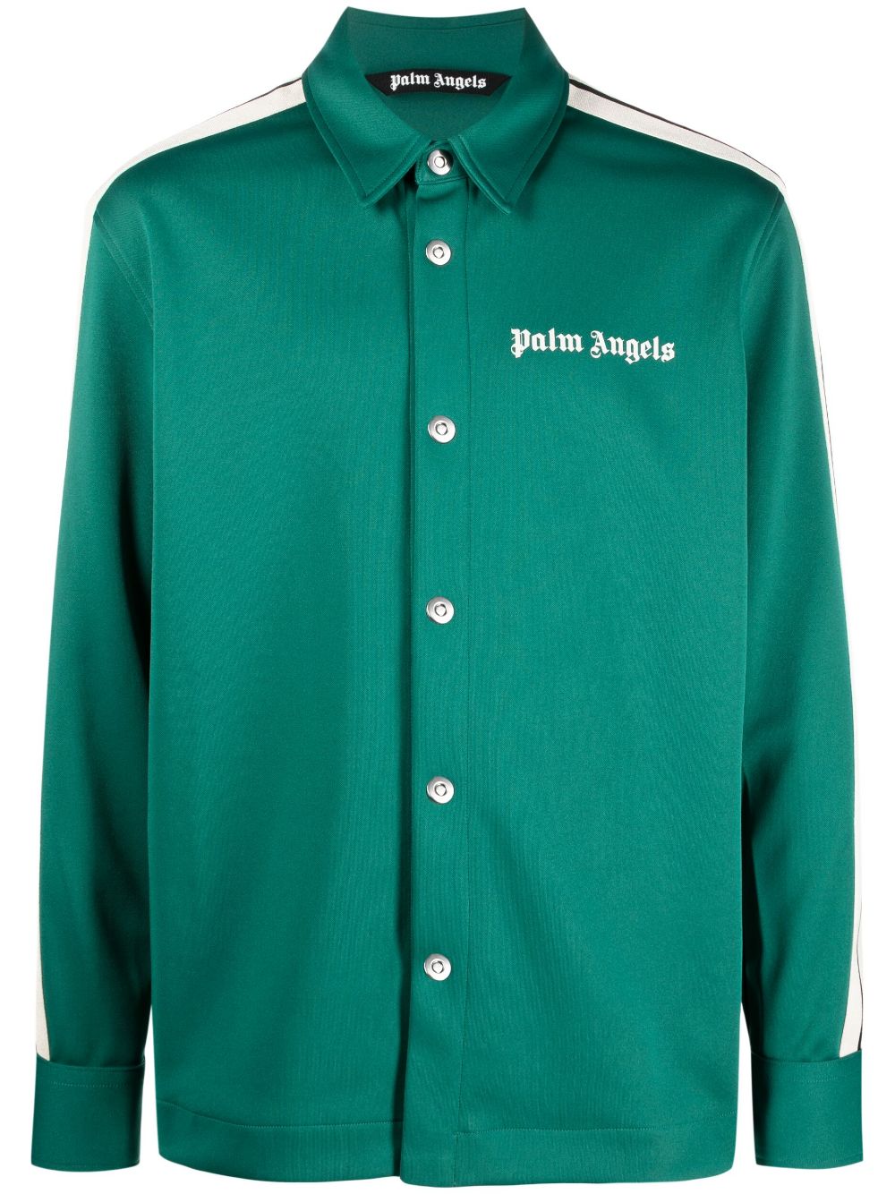 Palm Angels logo side stripe shirt