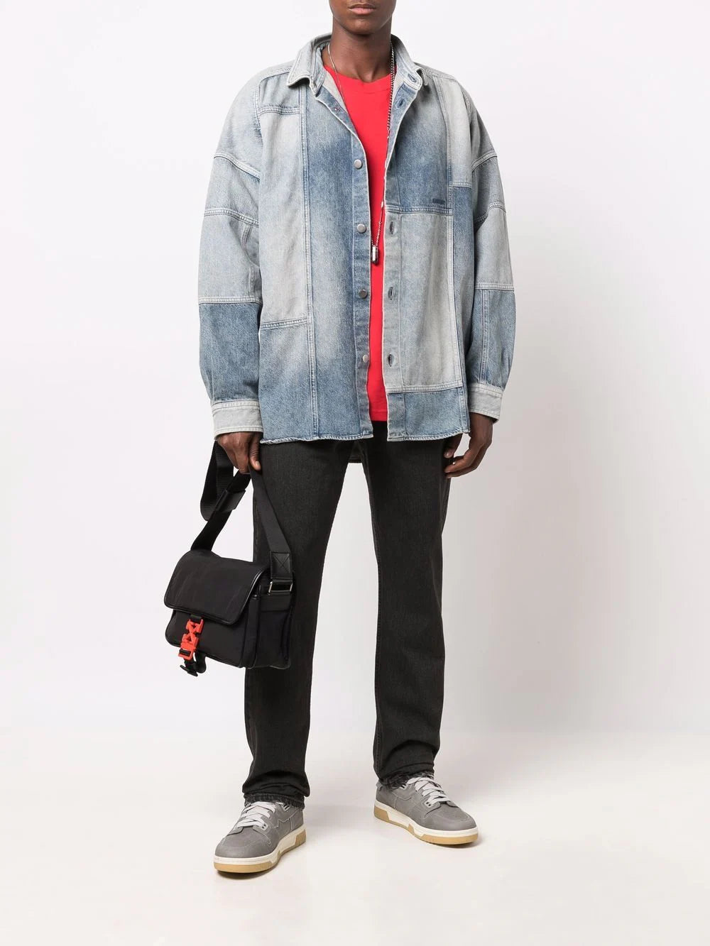 AMBUSH  patchwork denim shirt