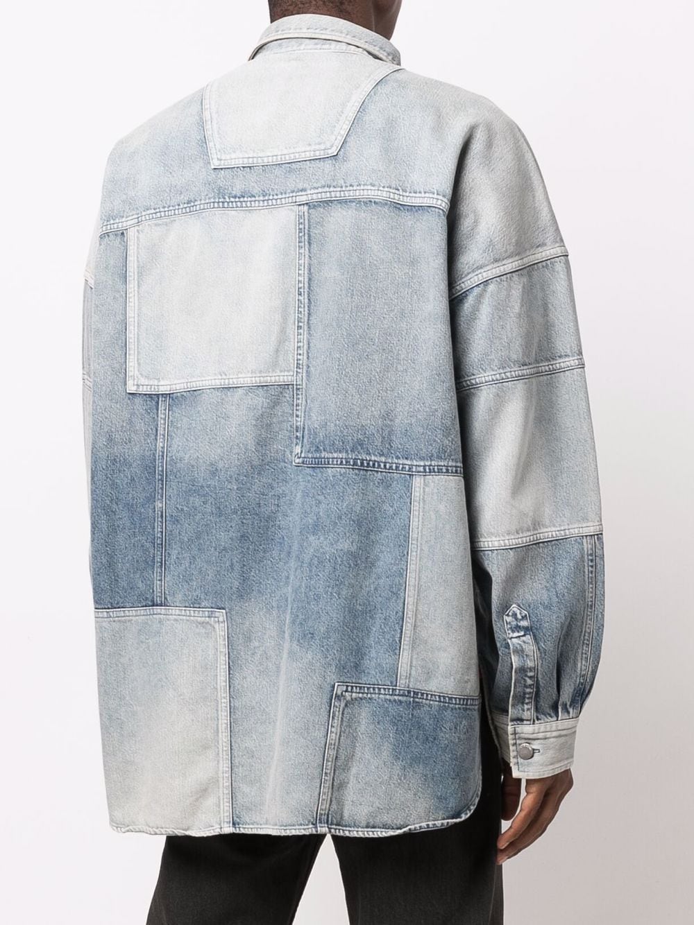AMBUSH  patchwork denim shirt
