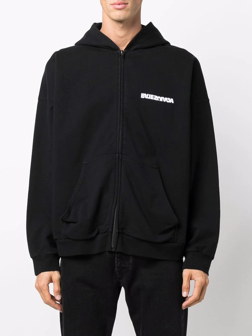 Balenciaga  Turn Wide Fit zip-up hoodie