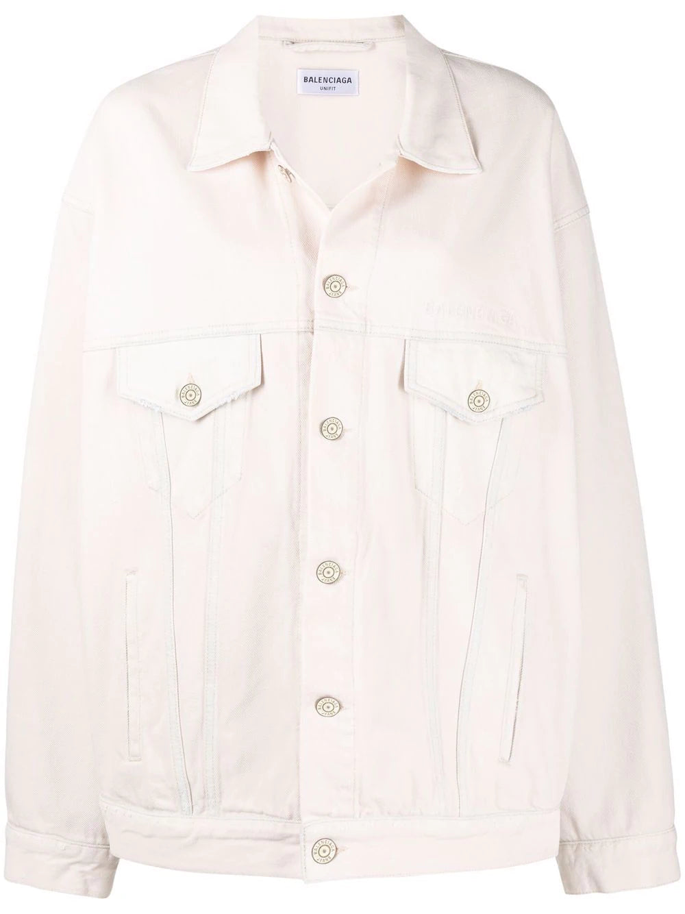 Balenciaga oversized washed denim jacket