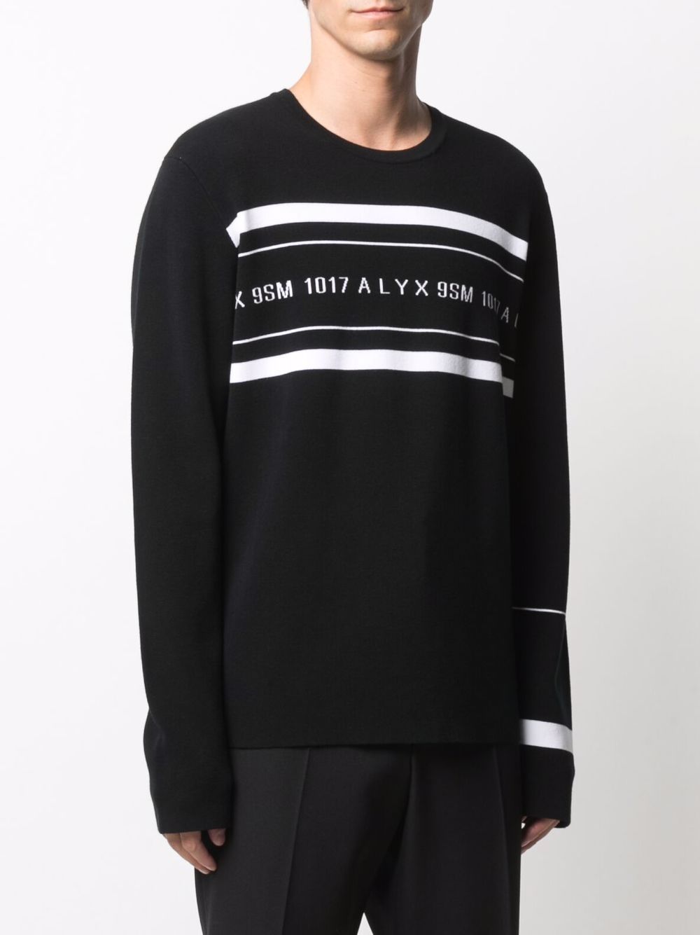 1017 ALYX 9SM  logo-print crew neck sweatshirt
