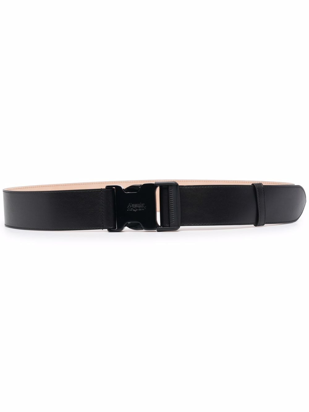 Alexander Mcqueen slide-buckled leather belt