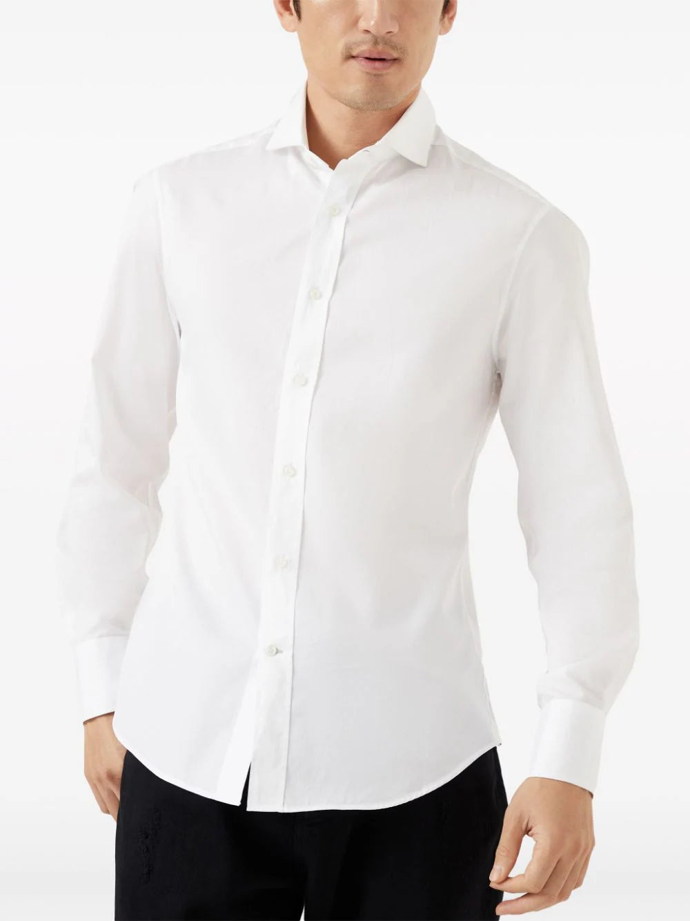 Brunello Cucinelli long-sleeve cotton shirt