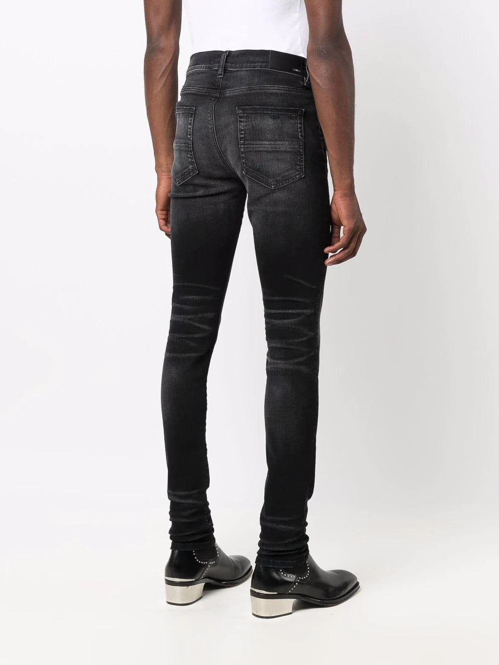 Amiri washed-effect skinny jeans