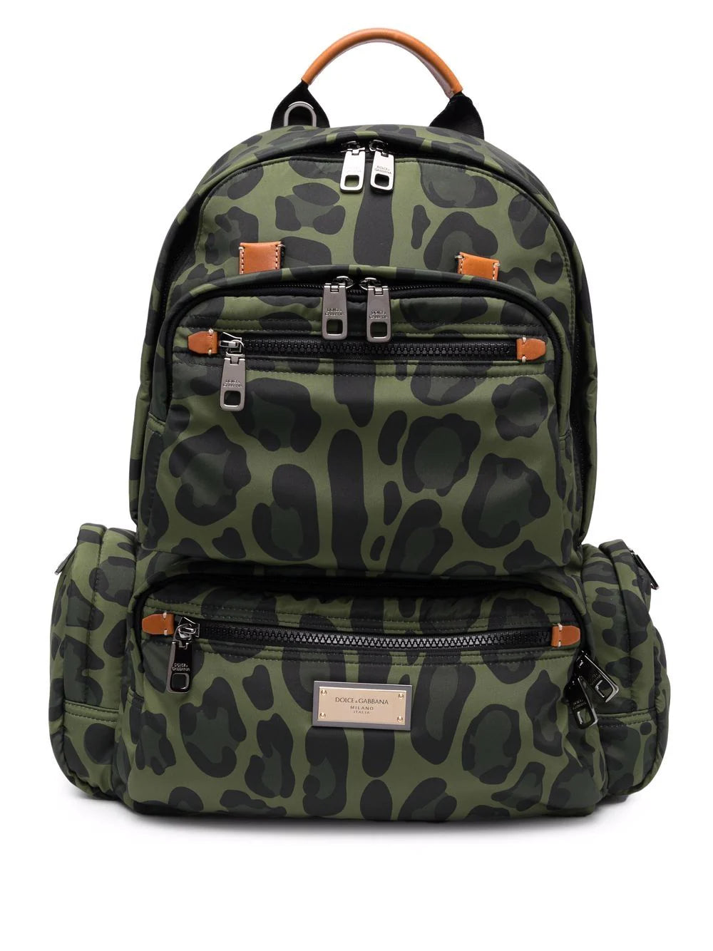 Dolce & gabbana  leopard-print backpack